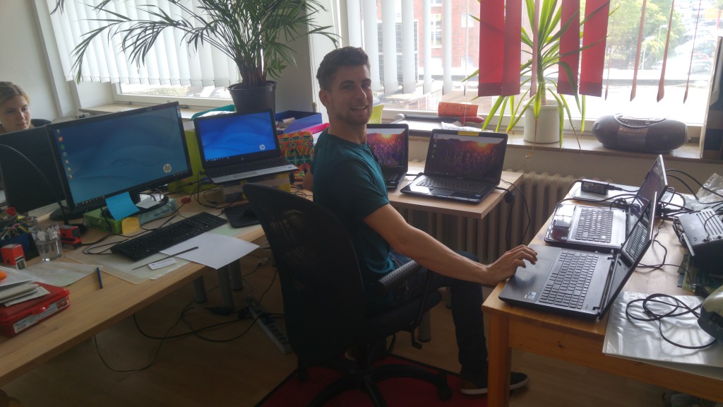 Camplaptops werden für die Saison vorberreitet