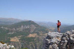 Bergpanorama in aus der Provence