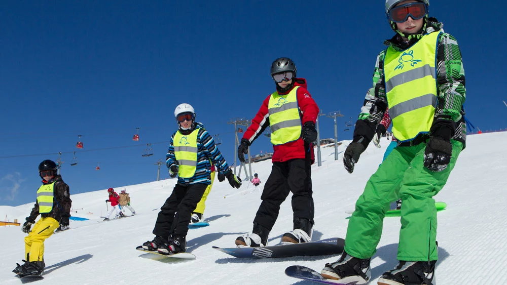 Snowboardkurs  mit Kindern