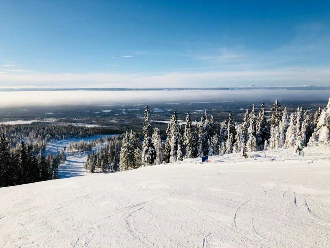 winterlandschaft Idre in Schweden