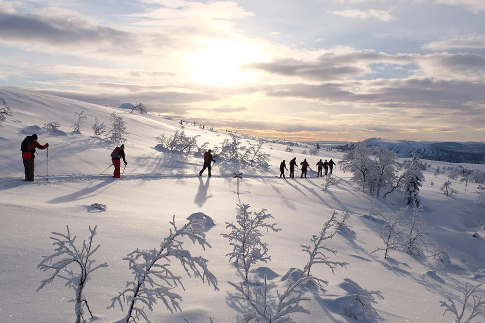 Skilanglauf in Idre Schweden