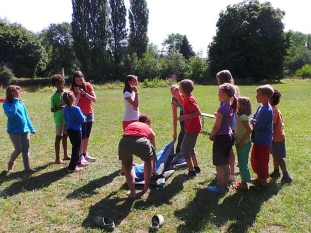 Kinderbetreuung an der Loire im Familiencamp