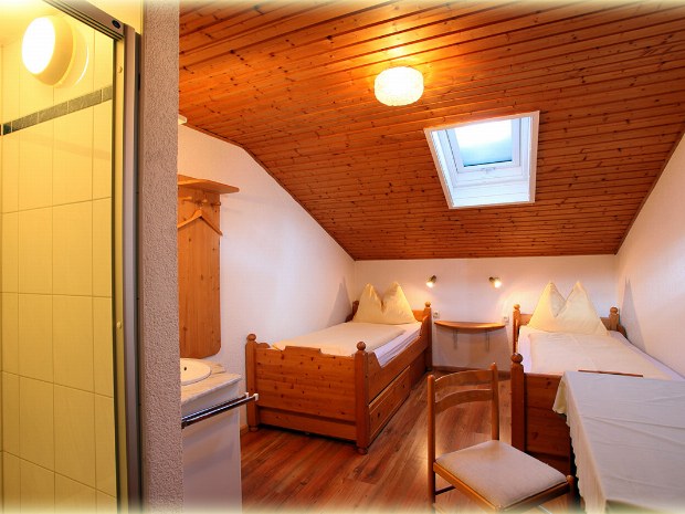 Beispiel für Doppelzimmer in Gasthof im Skiurlaub